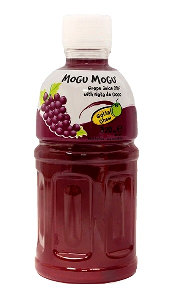 Bevanda all'uva con Nata de Coco - Mogu Mogu 320 ml.